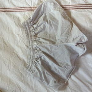 White Lululemon Shorts